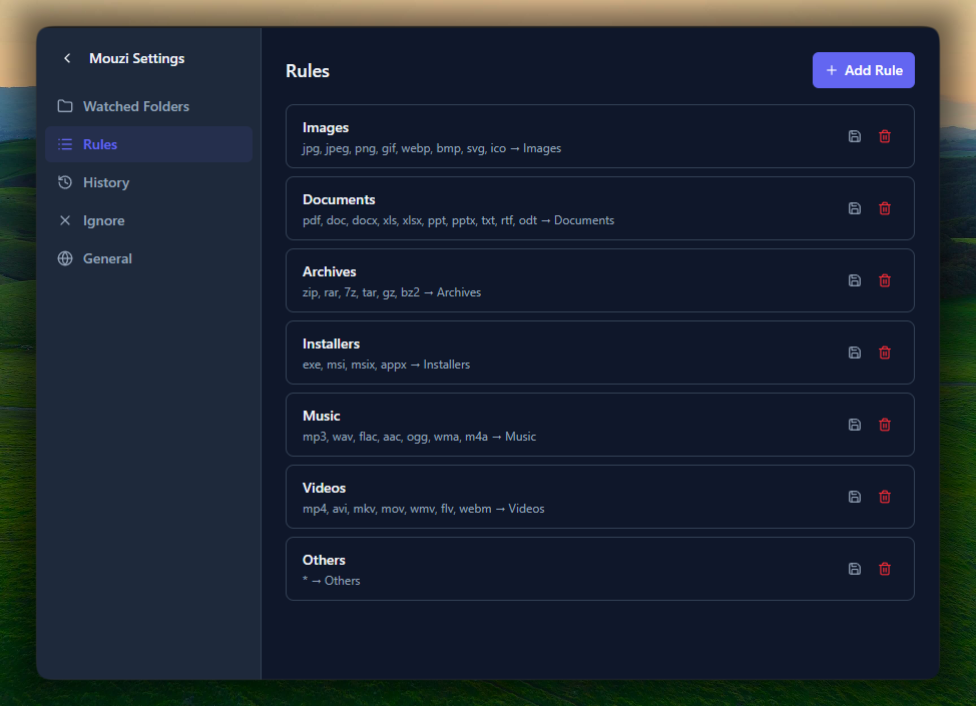 Mouzi screenshot 1